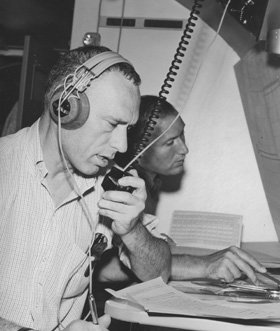 David Perlman filing from the air in 1965